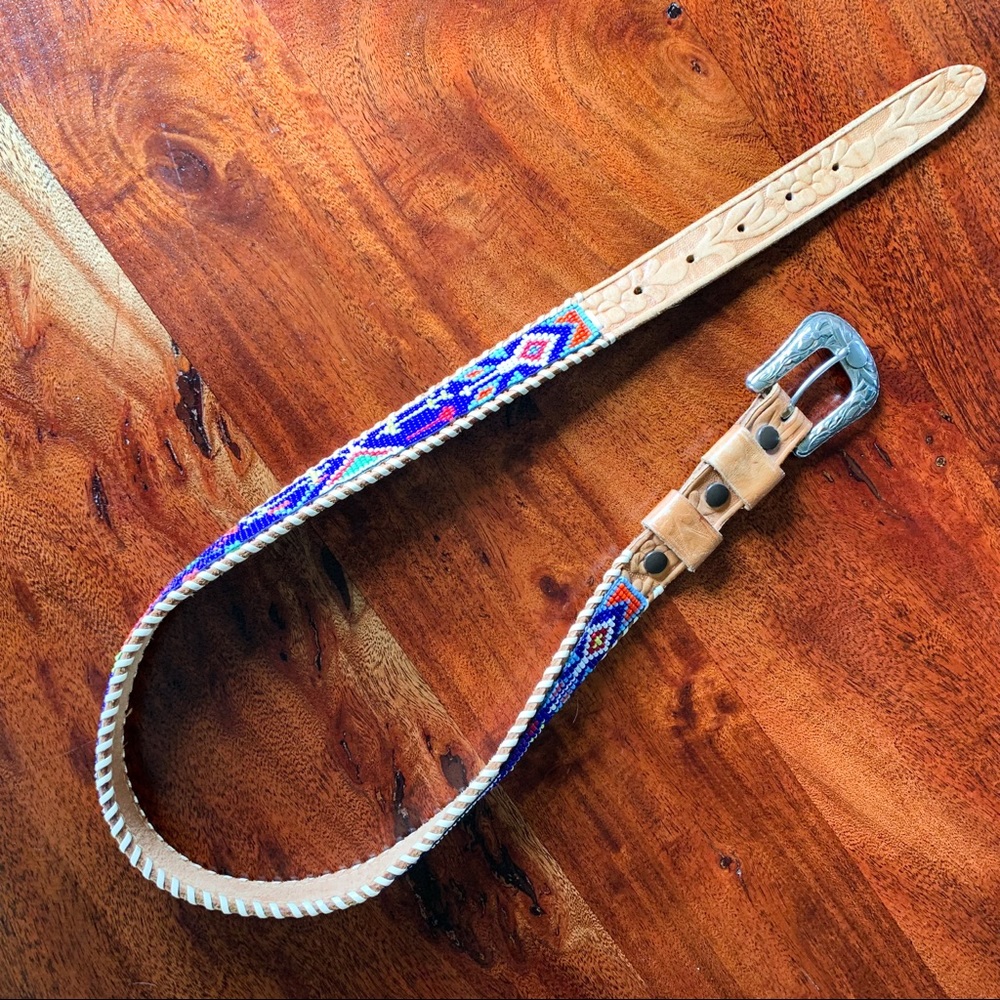 Vintage Beaded Belt